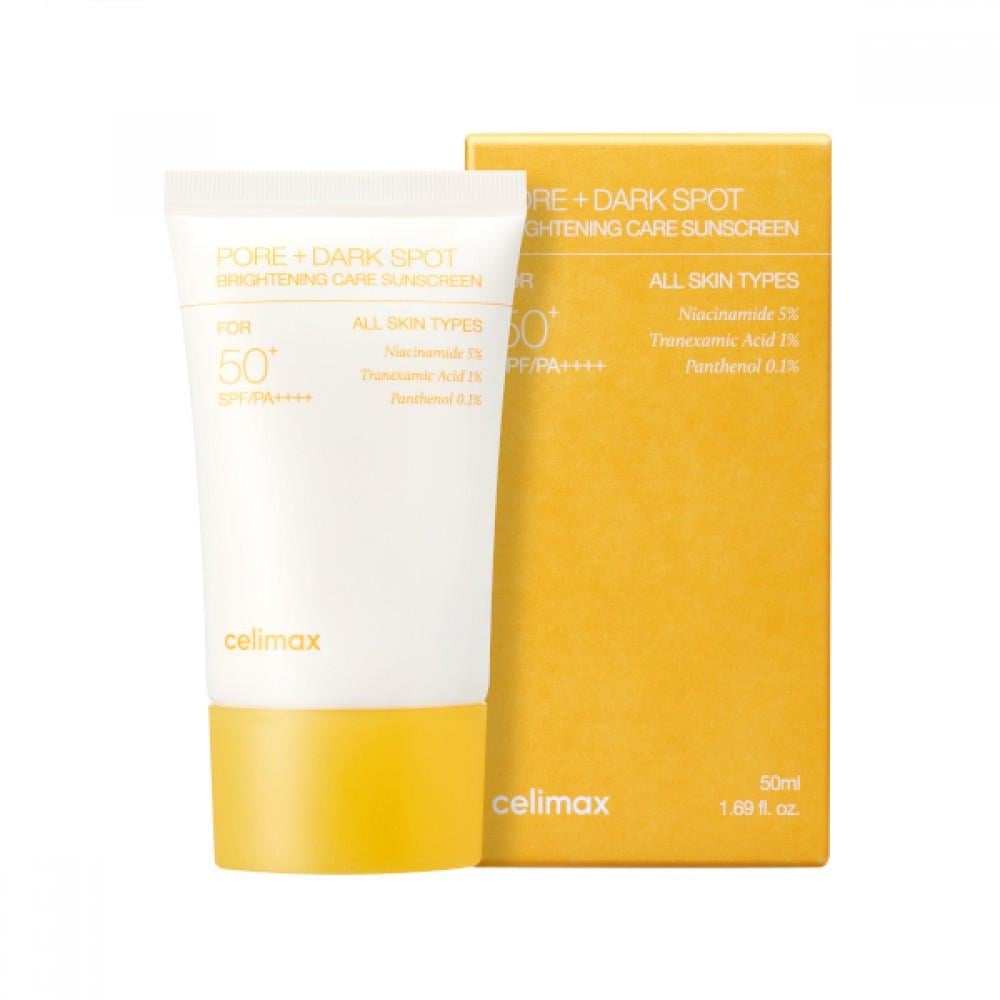 Крем осветляющий Celimax Pore+Dark Spot Brightening Care Sunscreen солнцезащитный для сужения пор SPF50+ (2464531438) Крем осветляющий Celimax Pore+Dark Spot Brightening Care Sunscreen солнцезащитный для сужения пор SPF50+ (2464531438)
