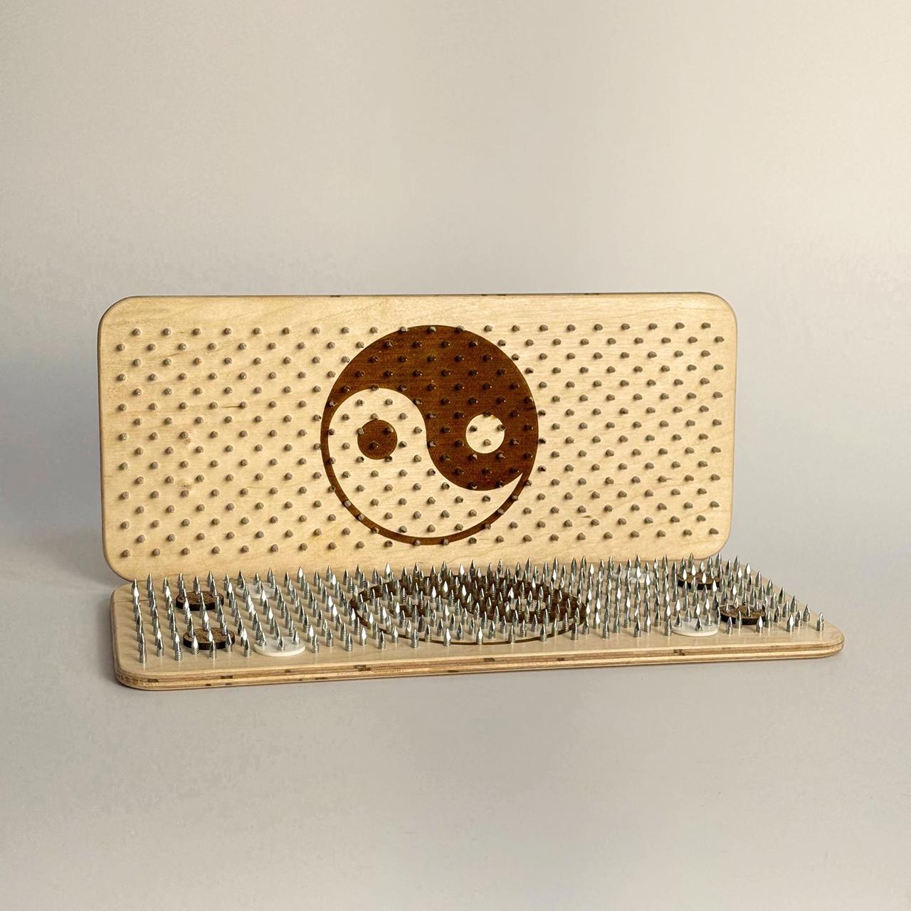 Доска Садху для йоги Aurora Мінімалізм Ромб Инь и Ян 320x140 мм (ДС Мінімалізм Ромб ИЯ 320_140_10) - фото 2 Доска Садху для йоги Aurora Мінімалізм Ромб Инь и Ян 320x140 мм (ДС Мінімалізм Ромб ИЯ 320_140_10) - фото 2