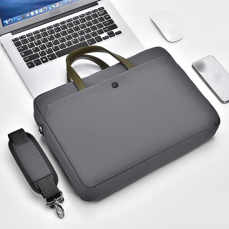 Сумка для ноутбука 17-17,3" або документів велика протиударна Сірий (IBN047S) - фото 8 Сумка для ноутбука 17-17,3" або документів велика протиударна Сірий (IBN047S) - фото 8