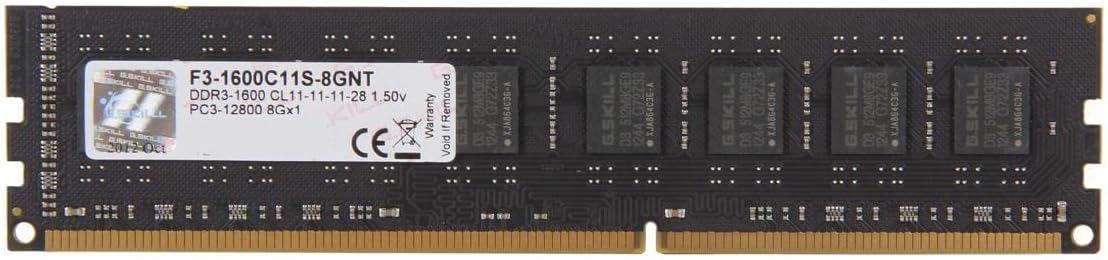 Оперативна пам'ять G.Skill Value DDR3 8GB/1600 (F3-1600C11S-8GNT)