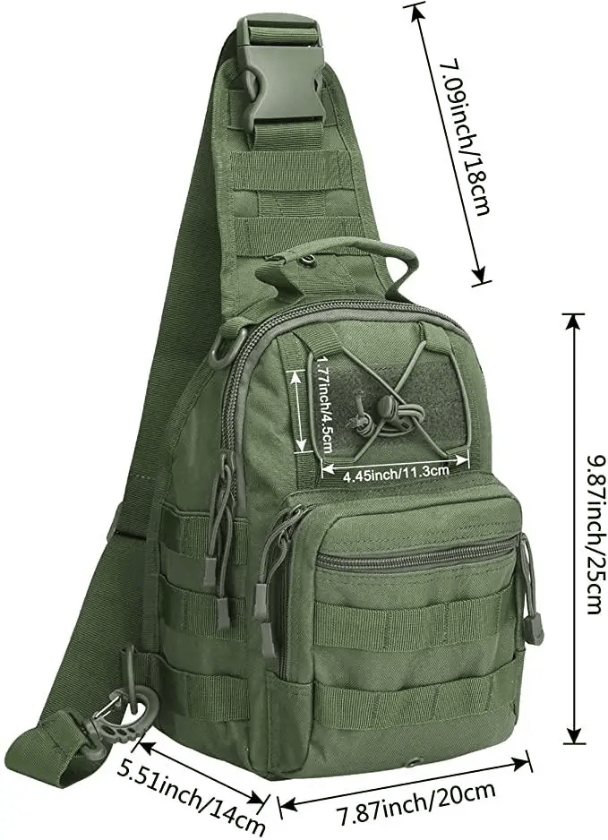 Сумка через плече Nela-Style Molle 13х26х7 см Олива (2008) - фото 5 Сумка через плече Nela-Style Molle 13х26х7 см Олива (2008) - фото 5