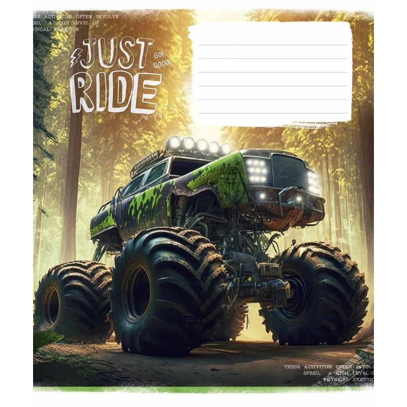 Школьная тетрадь в линейку Школярик 12 листов Разноцветный (NB-286-Z-386)