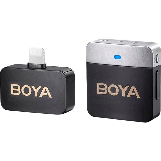 Микрофон петличный BOYA BY-M1V5 для iPhone 5-14 Lightning профессиональный беспроводной (2807685999) Микрофон петличный BOYA BY-M1V5 для iPhone 5-14 Lightning профессиональный беспроводной (2807685999)