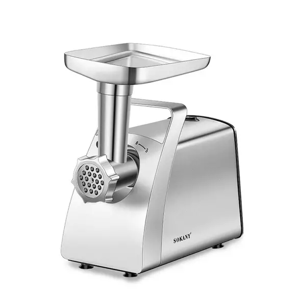 М'ясорубка електрична Sokany SK-06001 з насадками Сталевий (SK-06001)