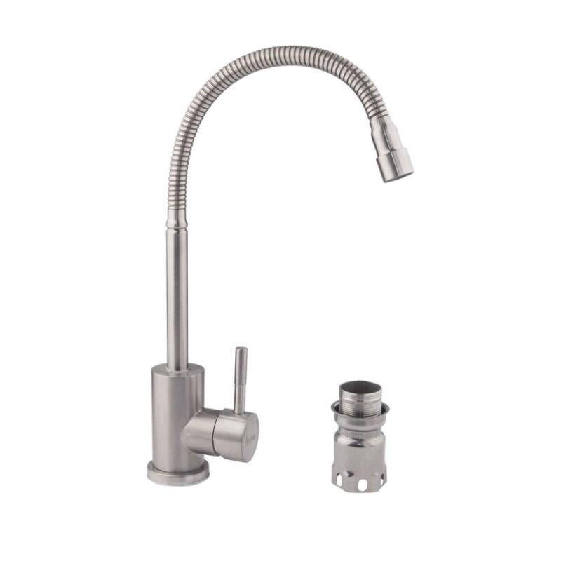 Кухонний змішувач одноважільний Imperial 31-107-13 IMP3110713 Нікель (68094)