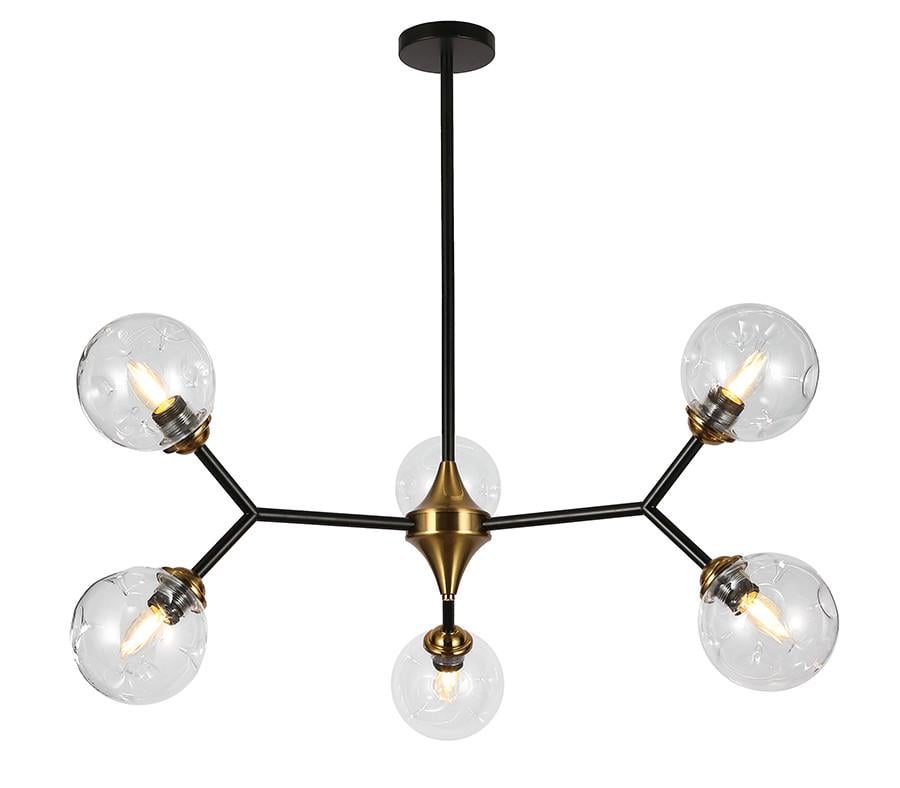 Люстра 7520030-6 BK/CL