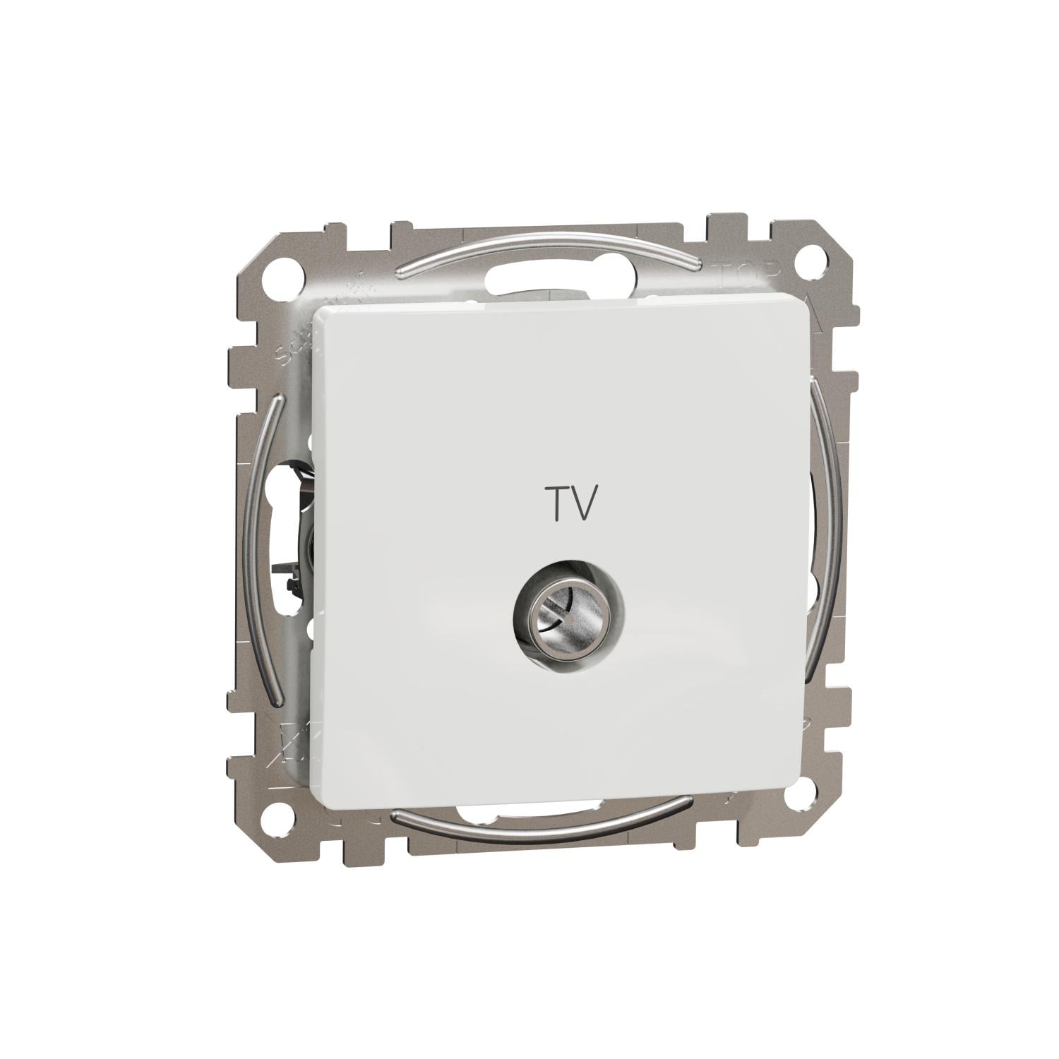 Розетка ТВ оконечная Schneider Electric Sedna Design 4 дБ Белый (SDD111471)