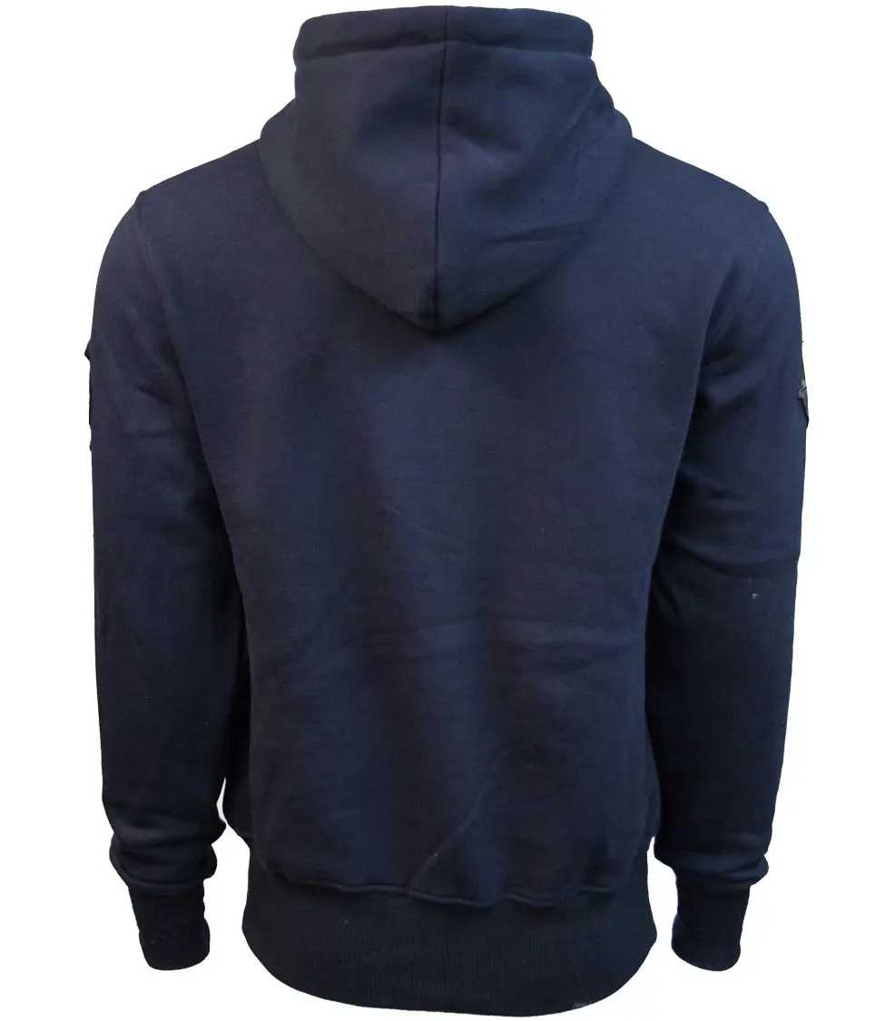 Реглан Top Gun Men's zip up hoodie with patches S Navy (TGD1707NS) - фото 3