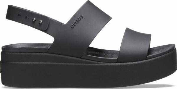 Босоножки женские Crocs Brooklyn Low р. 40-41 Black/Black (17750437) - фото 4