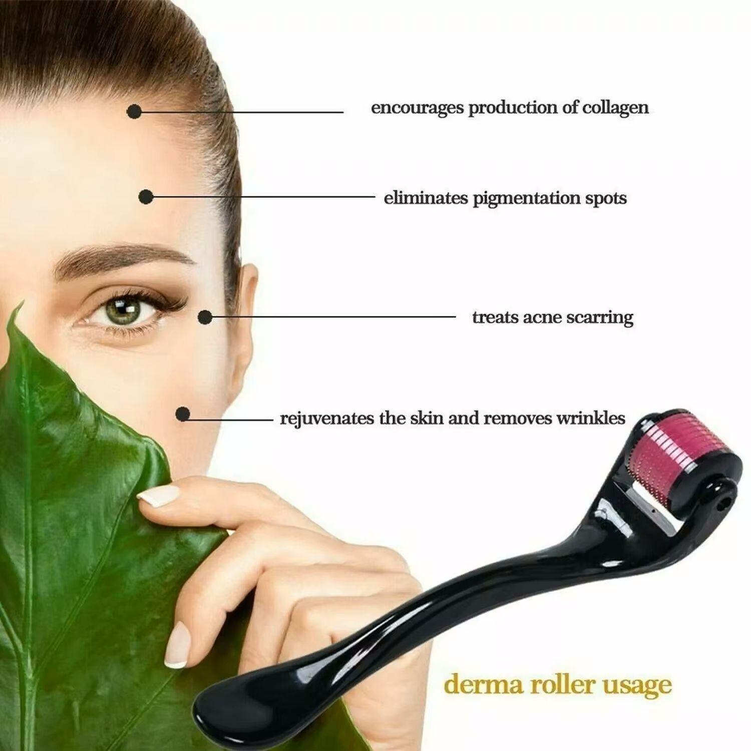 Мезоролер для обличчя та тіла Derma Roller 540 голок 2 мм - фото 7