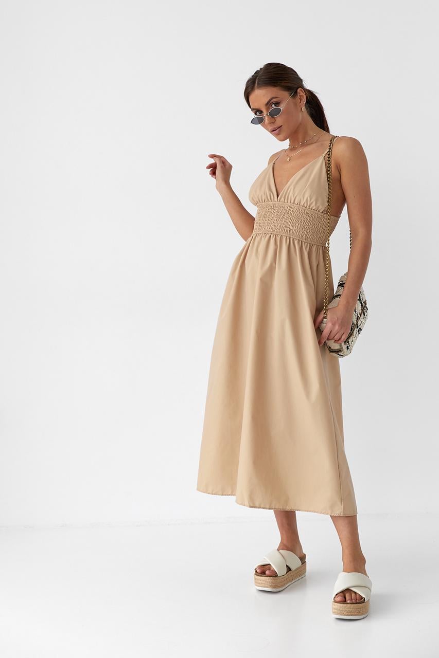 Сарафан Foli women M Светло-коричневый (9496293)