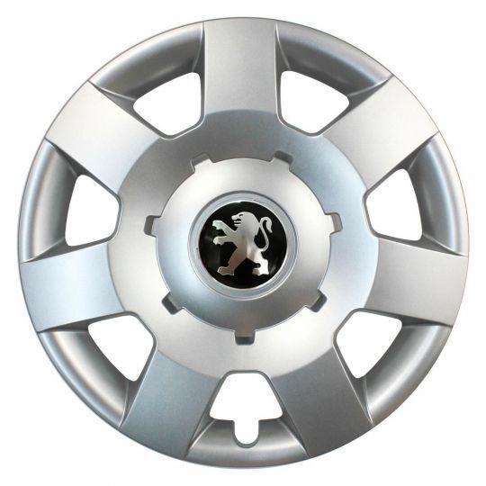 Автомобильные колпаки SKS 219 R14 с логотипом Peugeot 4 шт. Серебристый