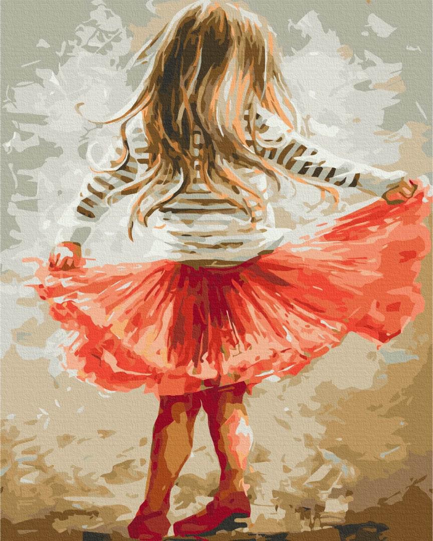 Картина по номерам Brushme Маленькая девочка 40x50 см (BS9256)