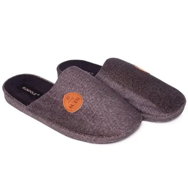 Тапочки домашние Runpole мужские 28 см р. 43 Серый  (0390-4328)