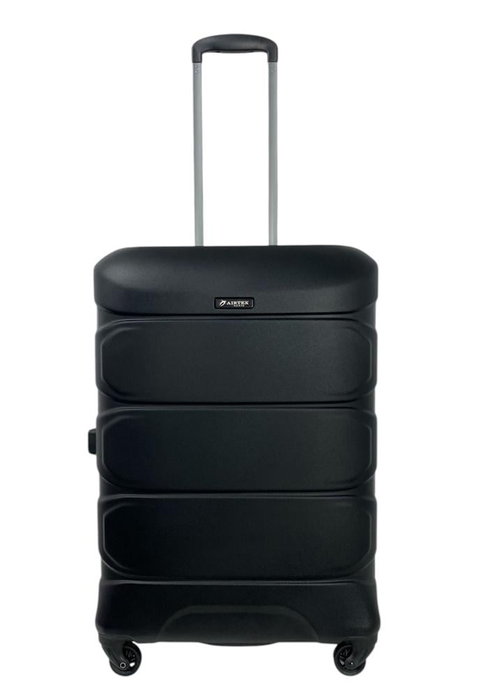 Валіза середня Airtex 748 полікарбонат M Чорний