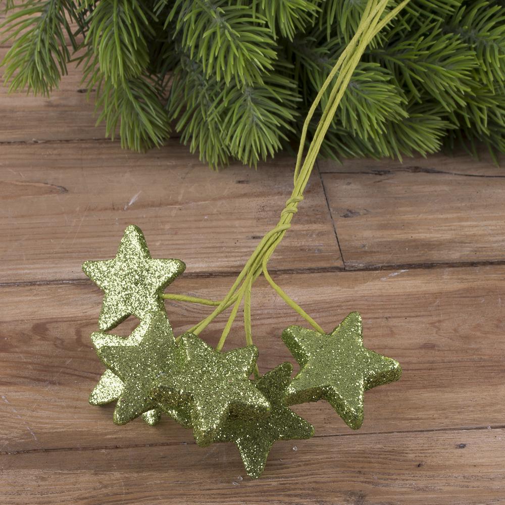 Декоративный пучок звездочек Салатовый (2132-10) Декоративный пучок звездочек Салатовый (2132-10)