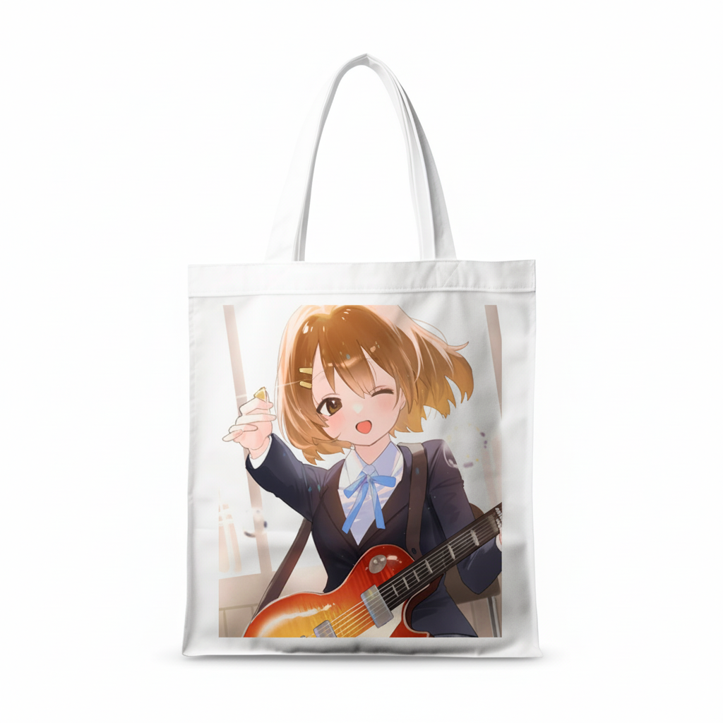 Сумка-шопер K-On! Юи Хирасава из льна Белый (11326)