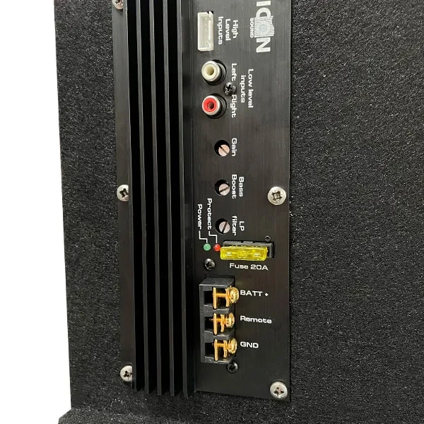 Сабвуфер автомобільний корпусний активний UAudio Icon AS 10 із вбудованим підсилювачем 300 Вт 10" (3154) - фото 4