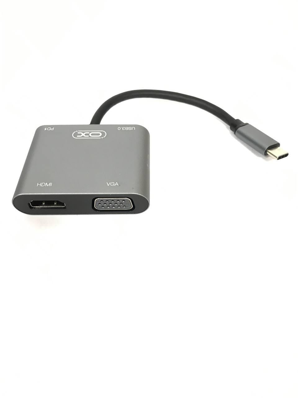 USB-хаб Xo HUB001 Type-C to HDMI VGA (10290628)