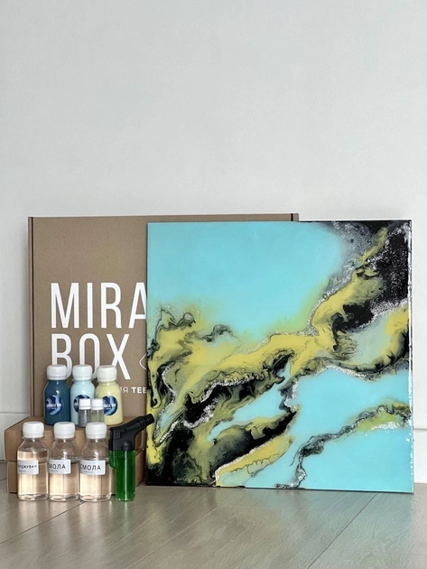 Подарунковий набір для створення картини у техніці Miracle Fluid art Діва 40х40 см (15027133)