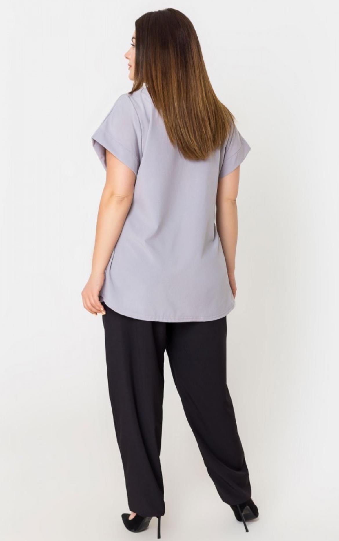 Блузка жіноча меліса р. 58 Сірий (2288833385) - фото 3 Блузка жіноча меліса р. 58 Сірий (2288833385) - фото 3