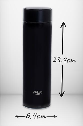 Термос туристичний із дисплеєм Adler AD 4506 473 мл Black (060a1b8a) - фото 9 Термос туристичний із дисплеєм Adler AD 4506 473 мл Black (060a1b8a) - фото 9