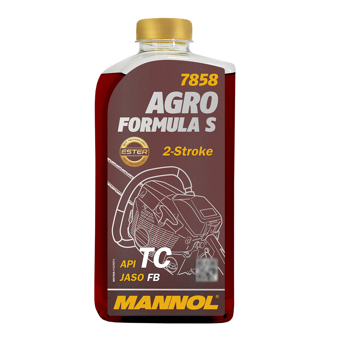 Моторное масло Mannol 7858 Agro Formula S API TC 1 л (MN7858-1) - фото 1