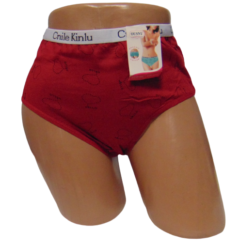 Женские трусы со спортивной резинкой Ousny 154 3XL Красный (1776672045)