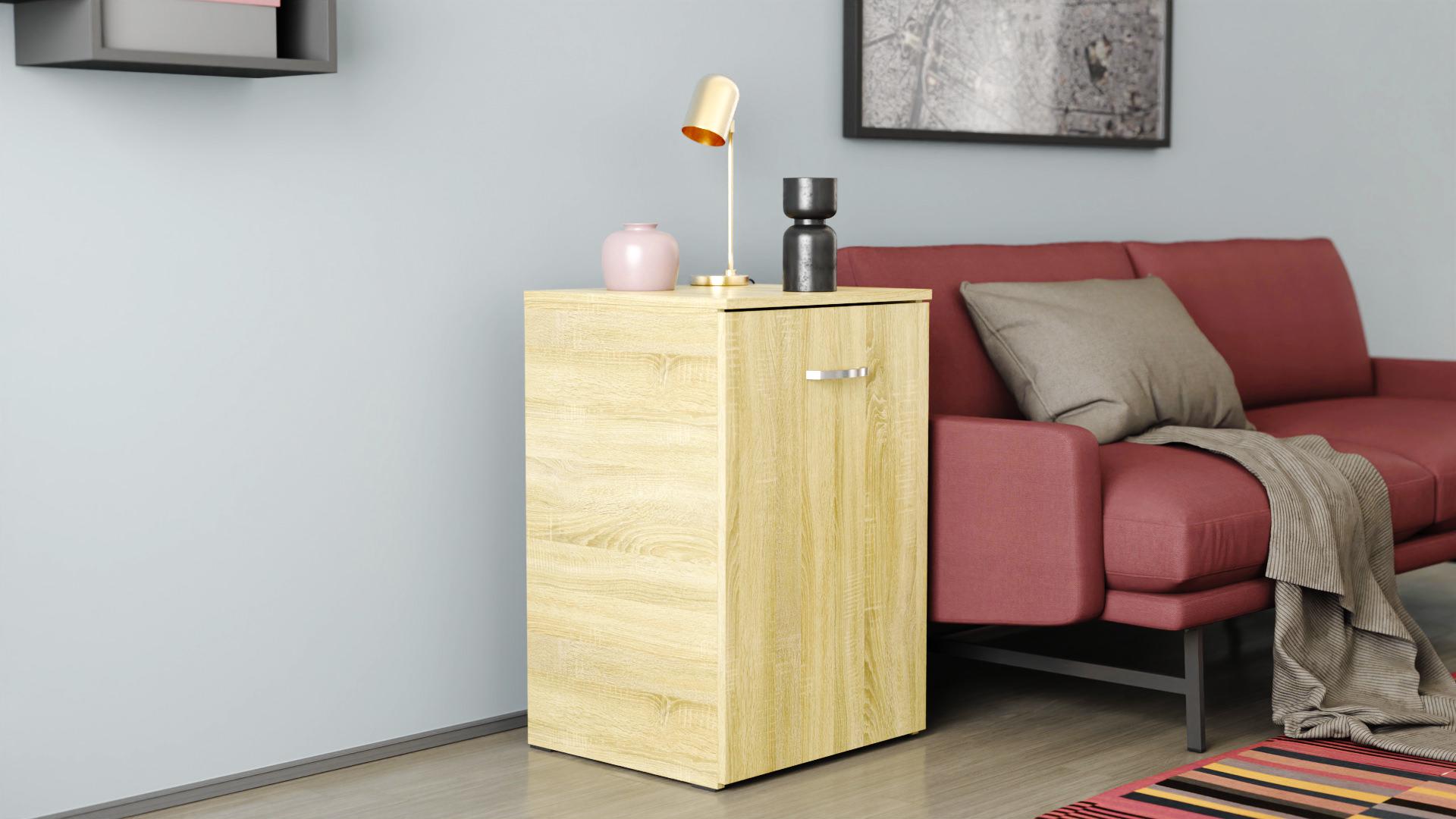 Стіл-тумба трансформер Ferrum-decor Смарт 1/1 ДСП 16 мм 750x1450x500 мм Дуб Сонома (FRD-105070) - фото 3 Стіл-тумба трансформер Ferrum-decor Смарт 1/1 ДСП 16 мм 750x1450x500 мм Дуб Сонома (FRD-105070) - фото 3