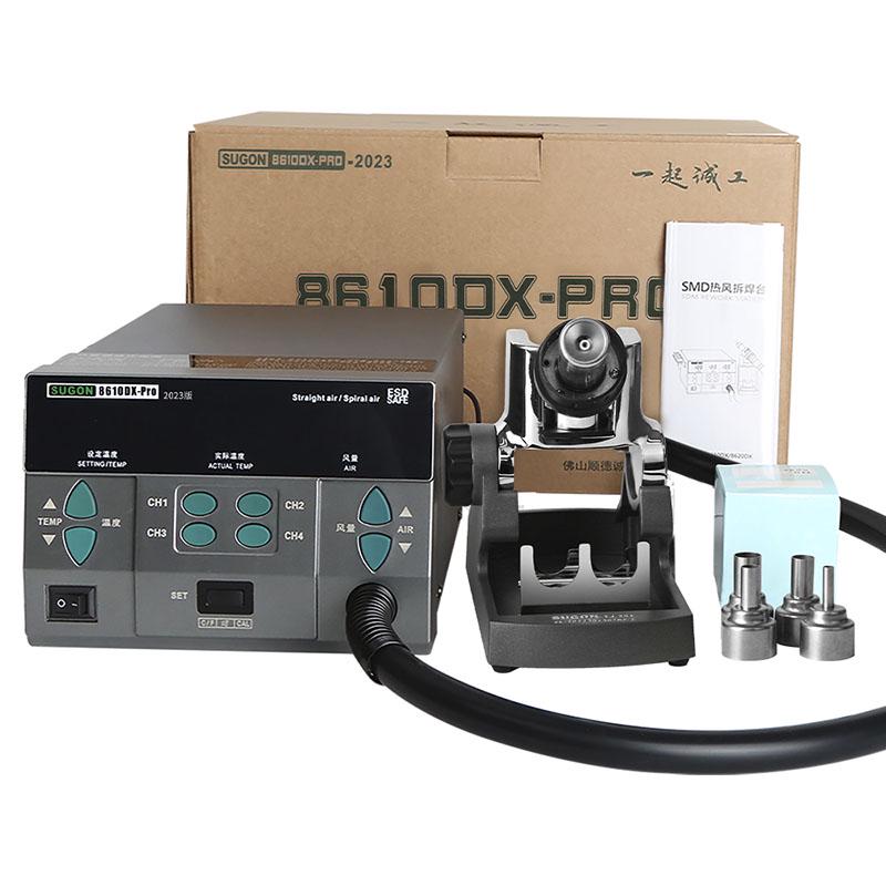 Паяльник термоповітряний SUGON 8610DX Pro фен/100-500 °С/120 л/хв/4 канали пам'яті/1000 Вт - фото 6 Паяльник термоповітряний SUGON 8610DX Pro фен/100-500 °С/120 л/хв/4 канали пам'яті/1000 Вт - фото 6
