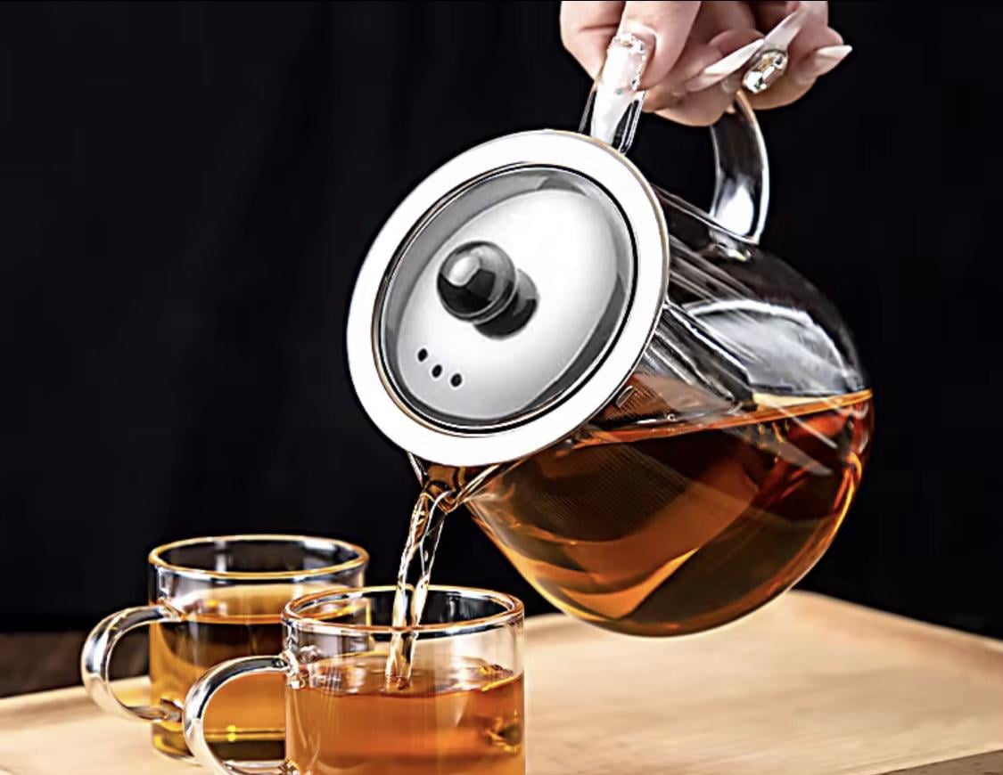 Чайник заварювальний скляний Пуер 950 мл (90413) - фото 6 Чайник заварювальний скляний Пуер 950 мл (90413) - фото 6