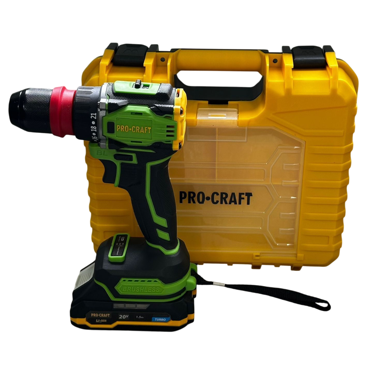 Шуруповерт аккумуляторный ProCraft PA-18PRO DFR АКБ и зарядное устройство бесщеточный (2452806554)