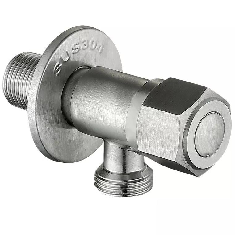 Кран кульовий побутовий Wezer SOL21A-16 зв-зв кутовий (155190)