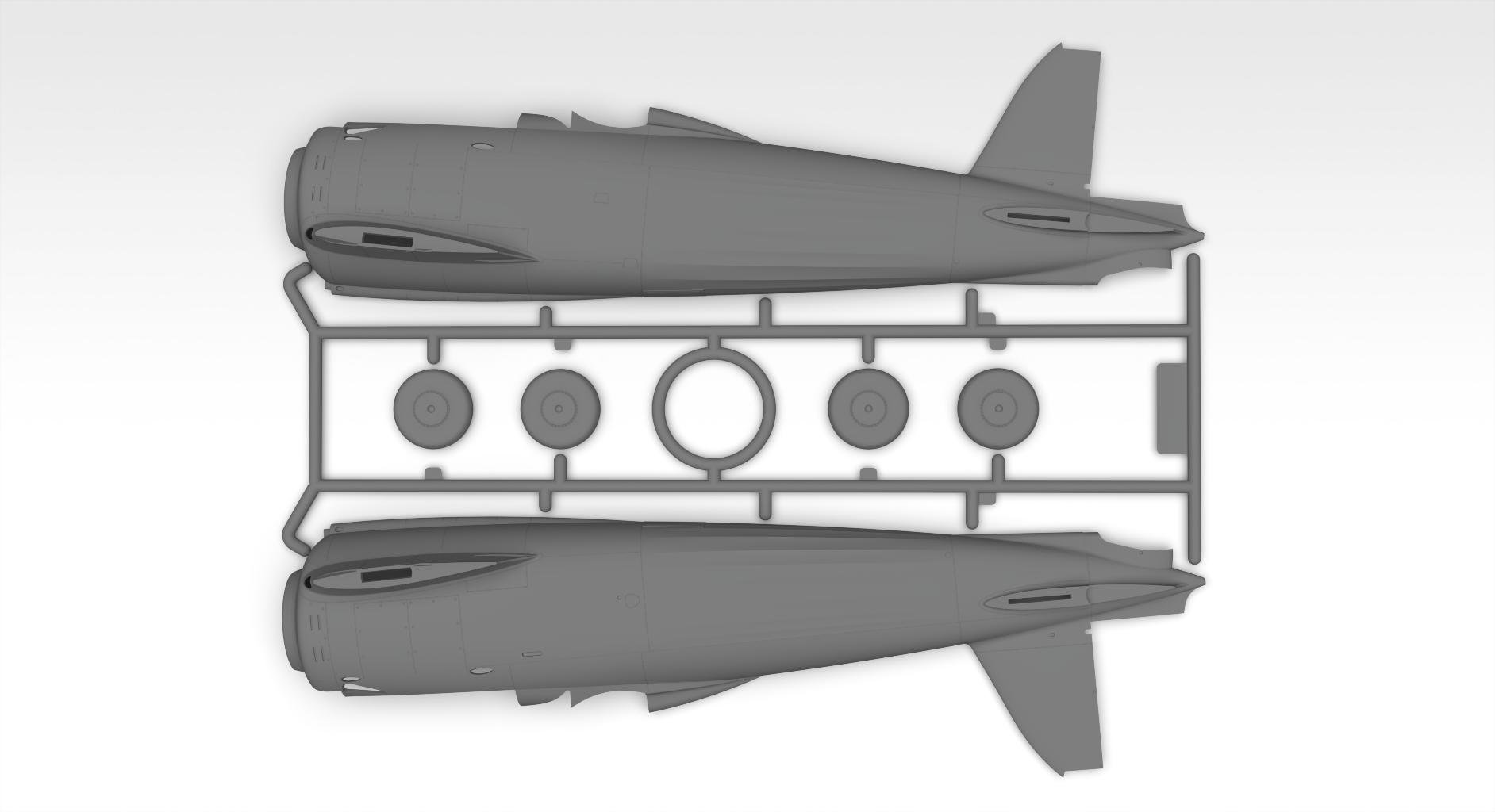 Сборная модель ICM CR. 42 Falco итальянский истребитель II СВ (32020) - фото 5