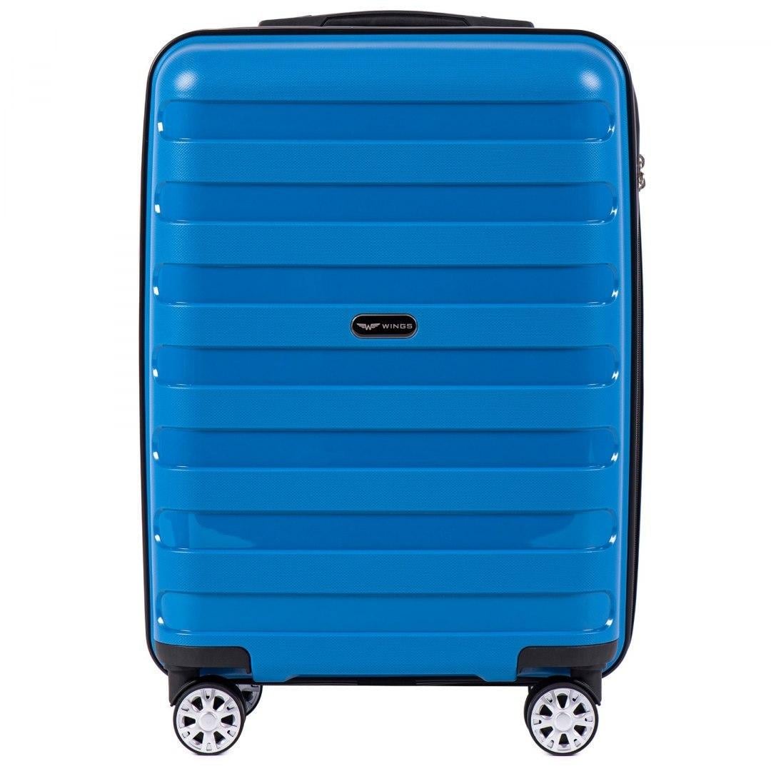Чемодан Wings PP07 полипропиленовый малый ручная кладь 33 л Cиний Чемодан Wings PP07 полипропиленовый малый ручная кладь 33 л Cиний