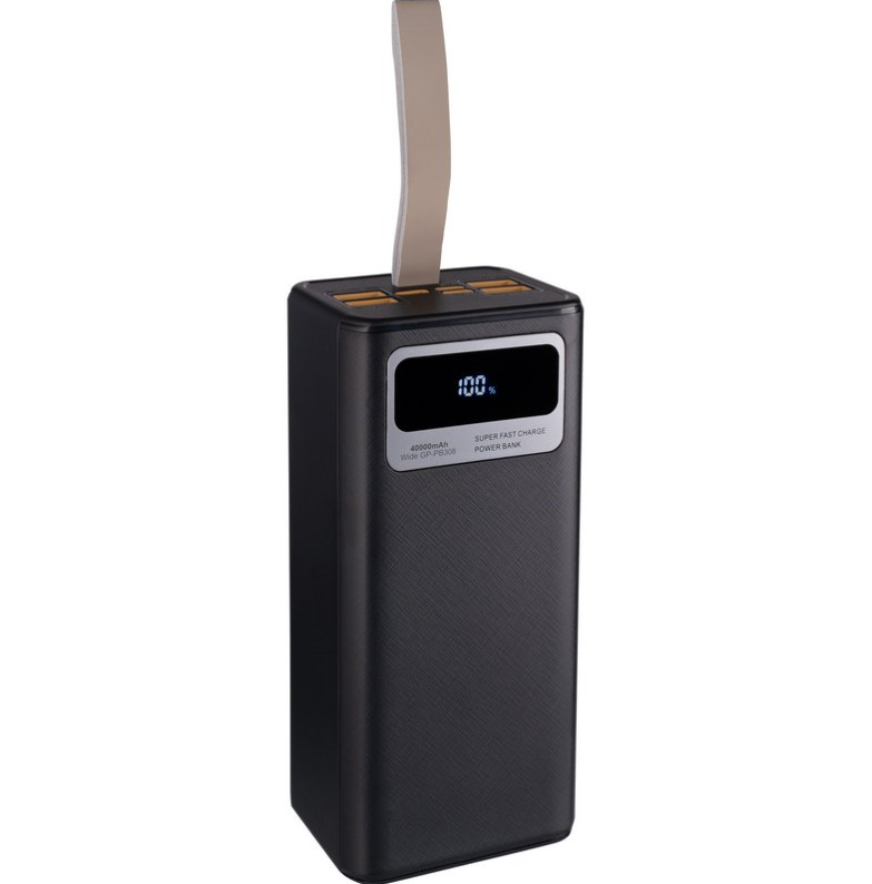 Повербанк Gelius Wide GP-PB308 40000 mAh QC+PD 22,5W/Led Black (2635752269) - фото 2 Повербанк Gelius Wide GP-PB308 40000 mAh QC+PD 22,5W/Led Black (2635752269) - фото 2