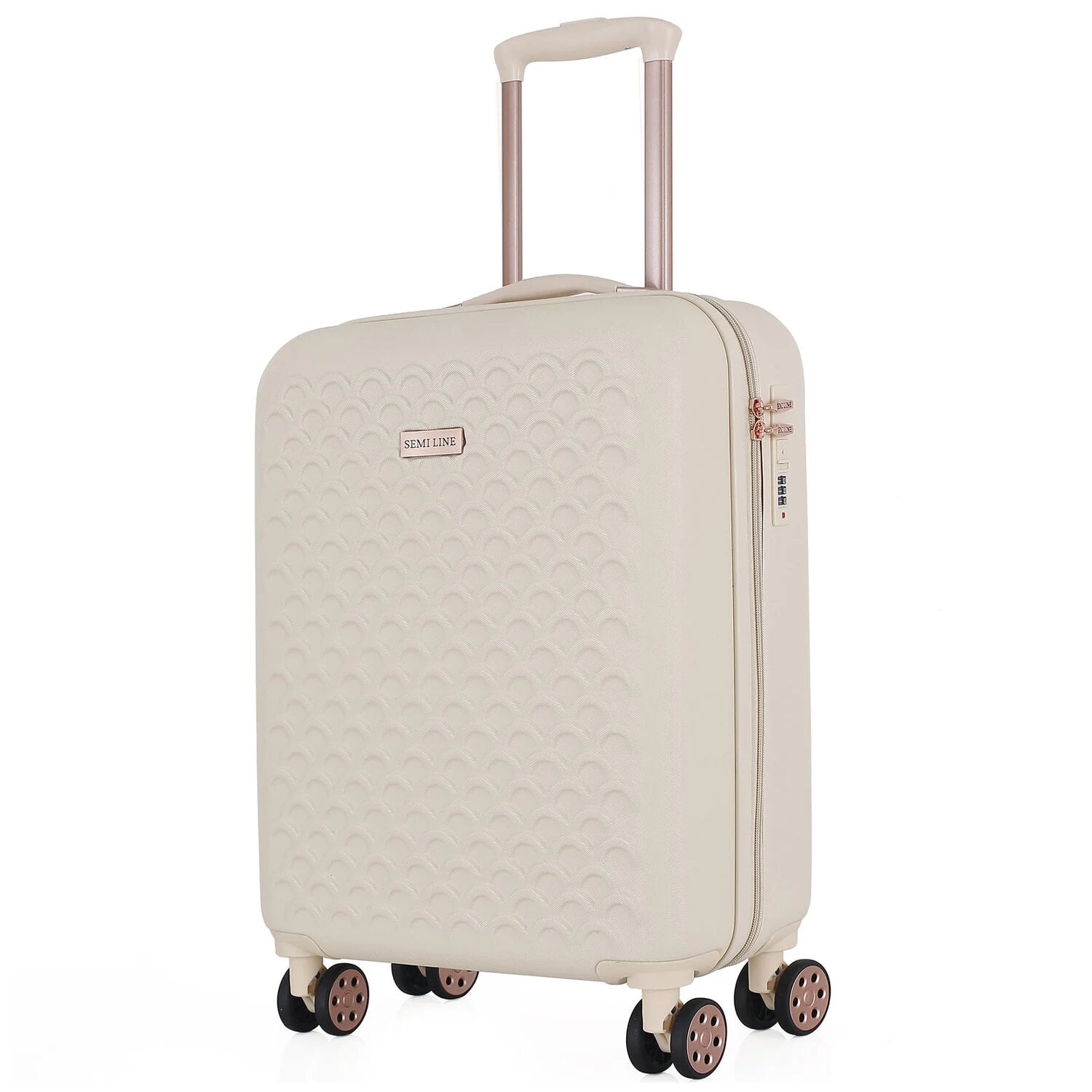 Чемодан Semi Line T5791-1 44 л ABS-пластик маленький с кодовым замком на 4 колесах Эркю (DAS302977) Чемодан Semi Line T5791-1 44 л ABS-пластик маленький с кодовым замком на 4 колесах Эркю (DAS302977)