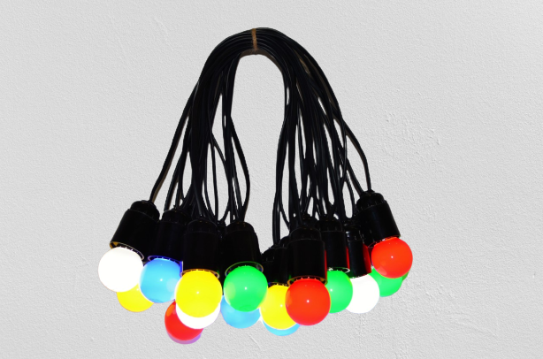 Уличная Гирлянда Retro Lampa 35 м на 71 лампочку LED (bus35S)