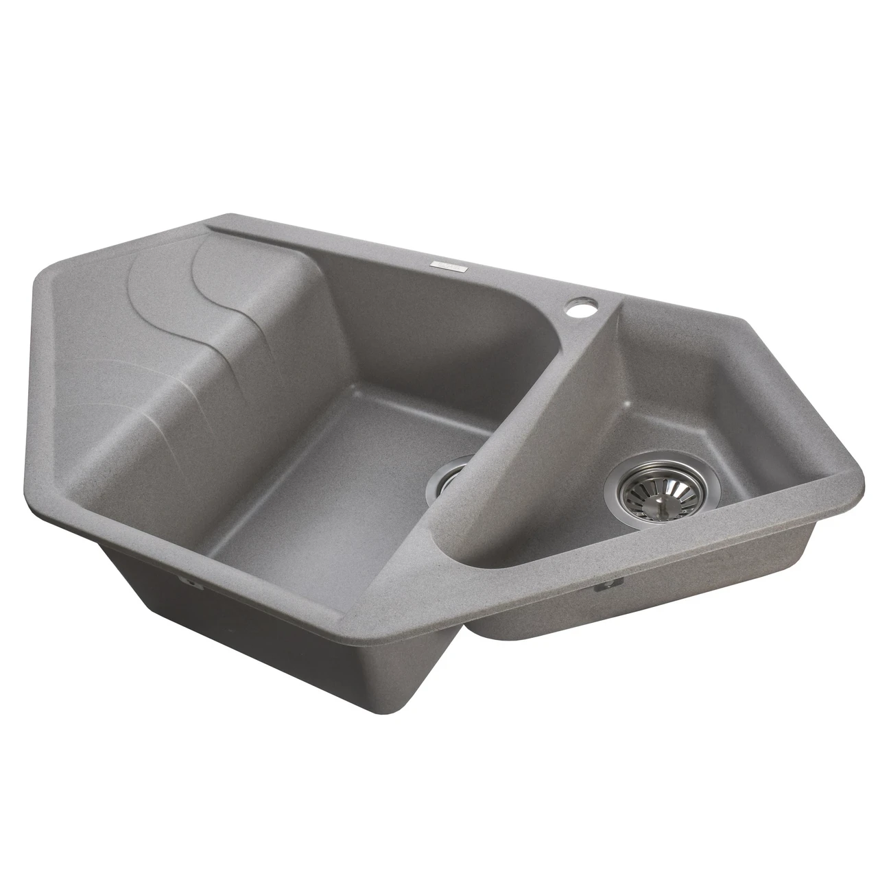 Мойка гранитная Globus Lux GARDA А0005 1000x500 мм Серый камень (04000063) - фото 6 Мойка гранитная Globus Lux GARDA А0005 1000x500 мм Серый камень (04000063) - фото 6