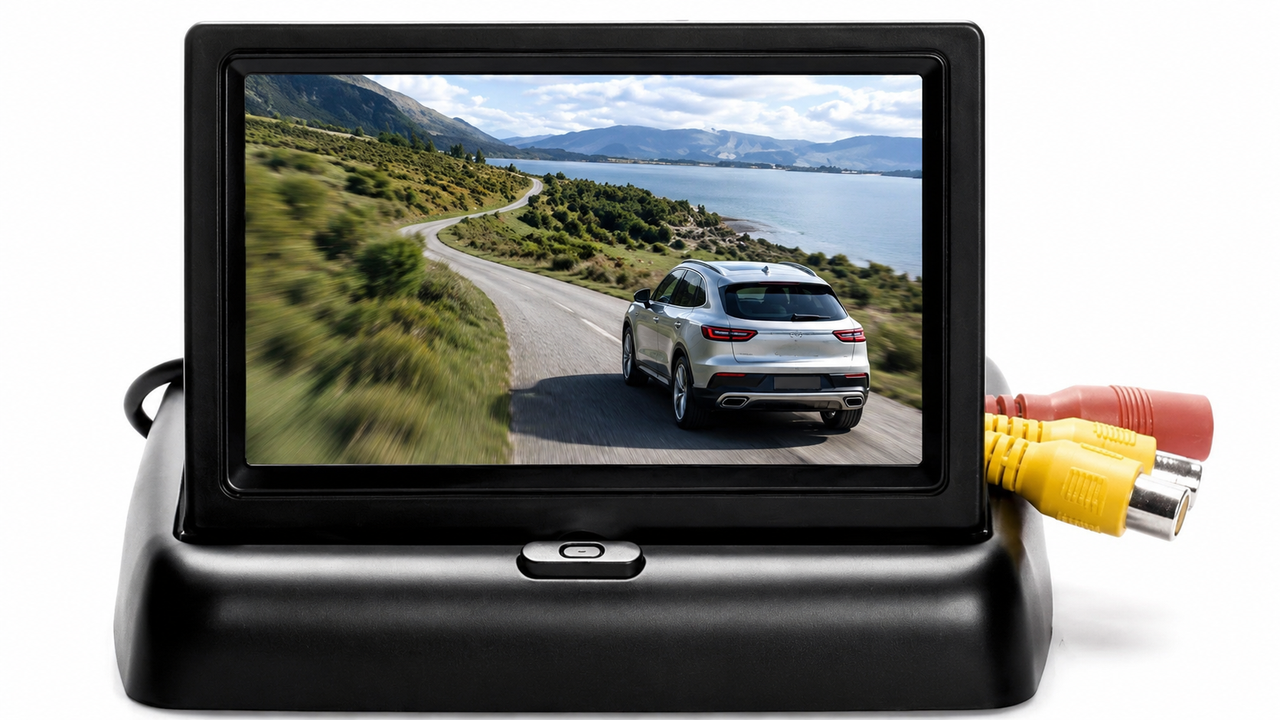Монитор автомобильный TFT LCD для камеры заднего вида 2 AV входа 12 В 4,3'' складной (3074945988) Монитор автомобильный TFT LCD для камеры заднего вида 2 AV входа 12 В 4,3'' складной (3074945988)