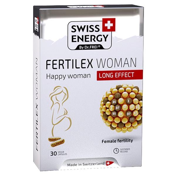 Копмлекс для профилактики репродуктивной функции у женщин Swiss Energy Fertilex Woman 30 вег. капс. (000026728)