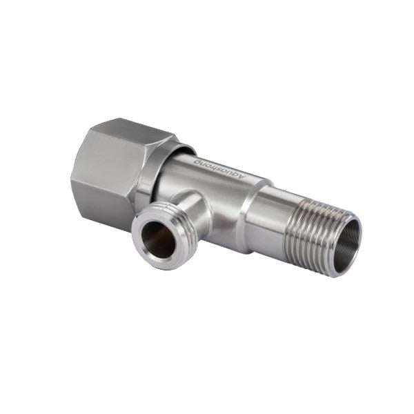 Кран угловой Aquastrong R5 нержавеющая сталь M1/2хM3/4" (24385516) - фото 3