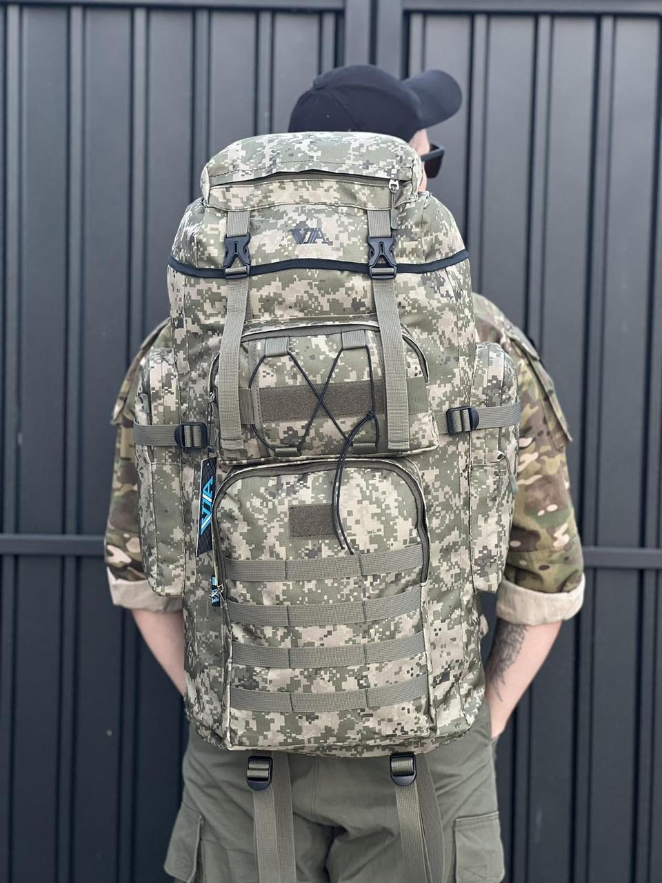 Рюкзак тактический VA 70 л Пиксель (2497415953) Рюкзак тактический VA 70 л Пиксель (2497415953)