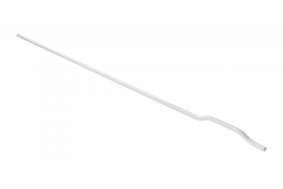 Мебельная ручка GTV GRAVEL L 1200 мм Белый (UA-GRAVEL-1200-10M)