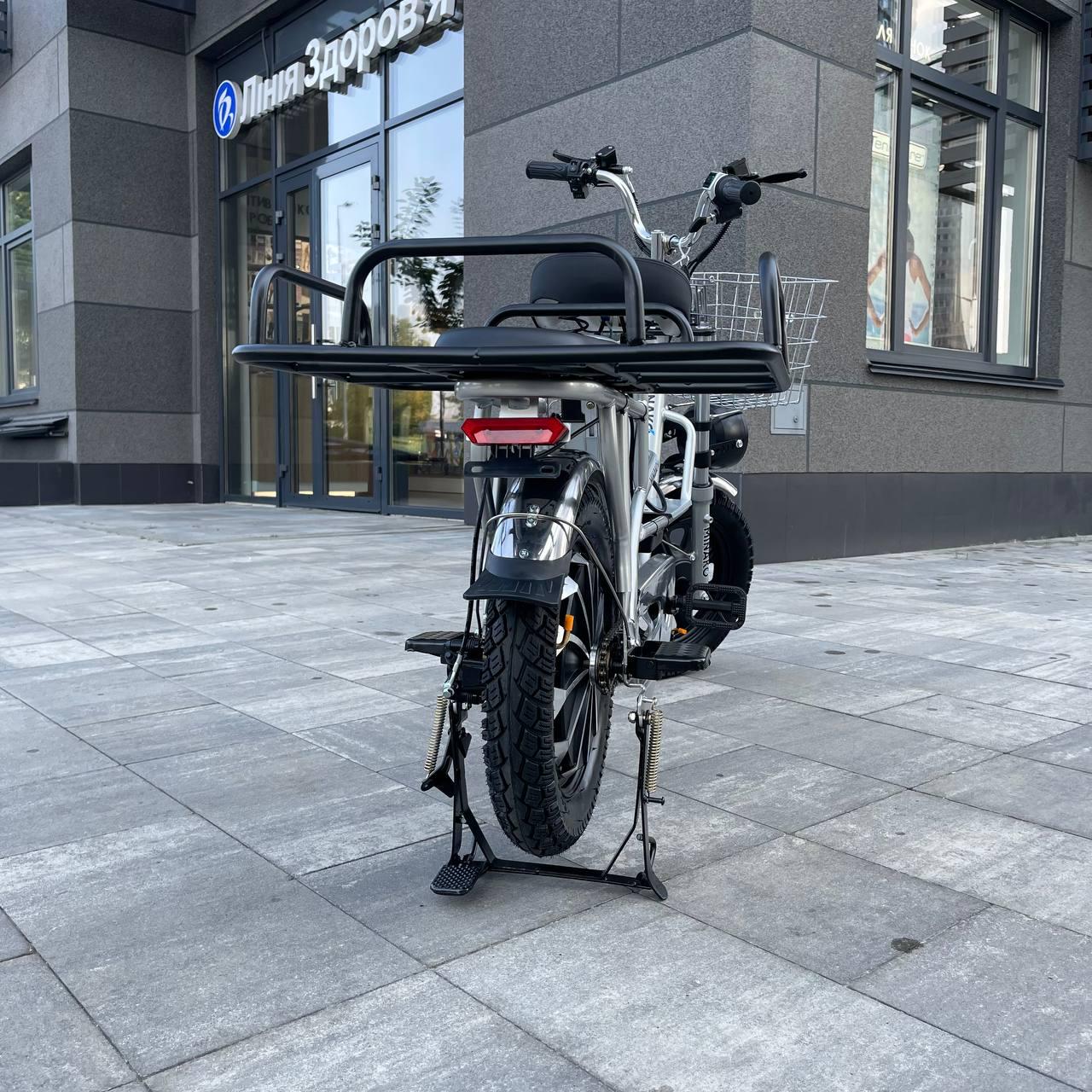 Електровелосипед Minako Monster 16" Chrome з підсиленим багажником (09865543) - фото 25 Електровелосипед Minako Monster 16" Chrome з підсиленим багажником (09865543) - фото 25