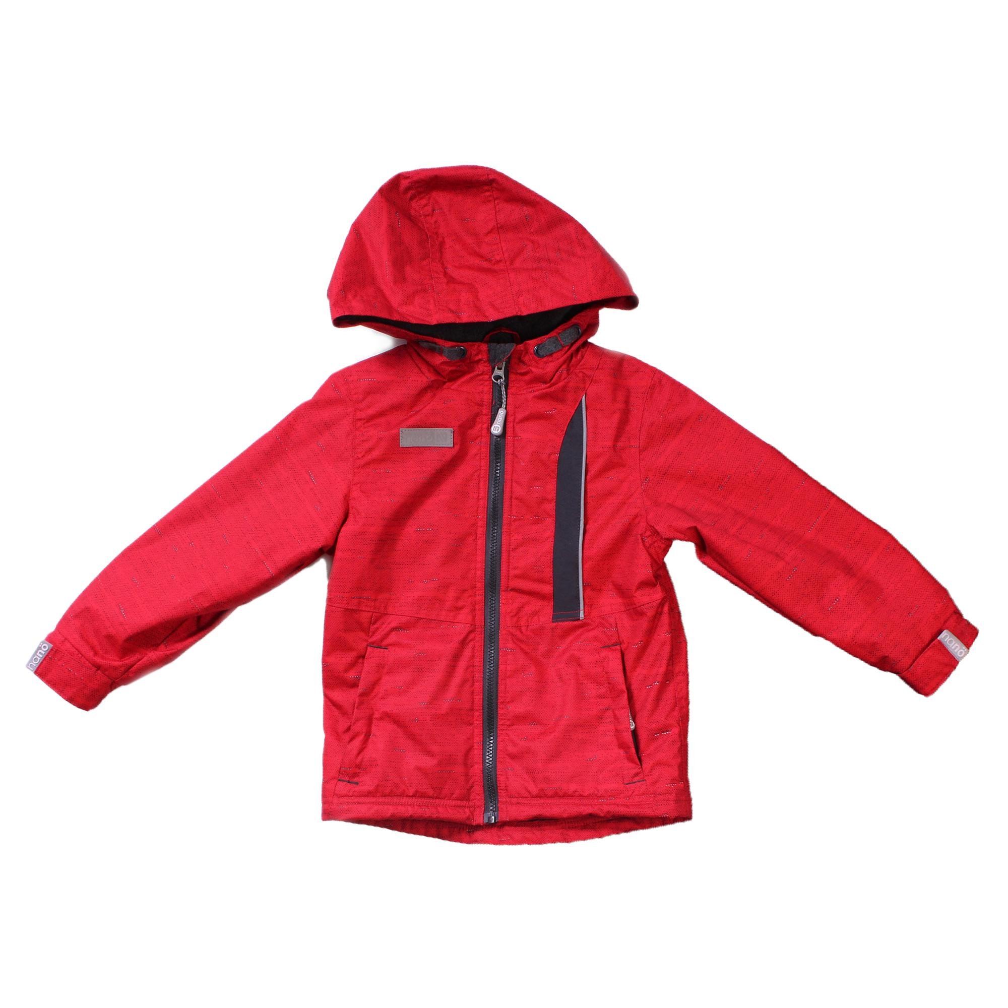 Куртка детская демисезонная Nano S18J251 для мальчика на флисе 74-82 см Ярко-красный (S18J251-FerrariRed-12m)
