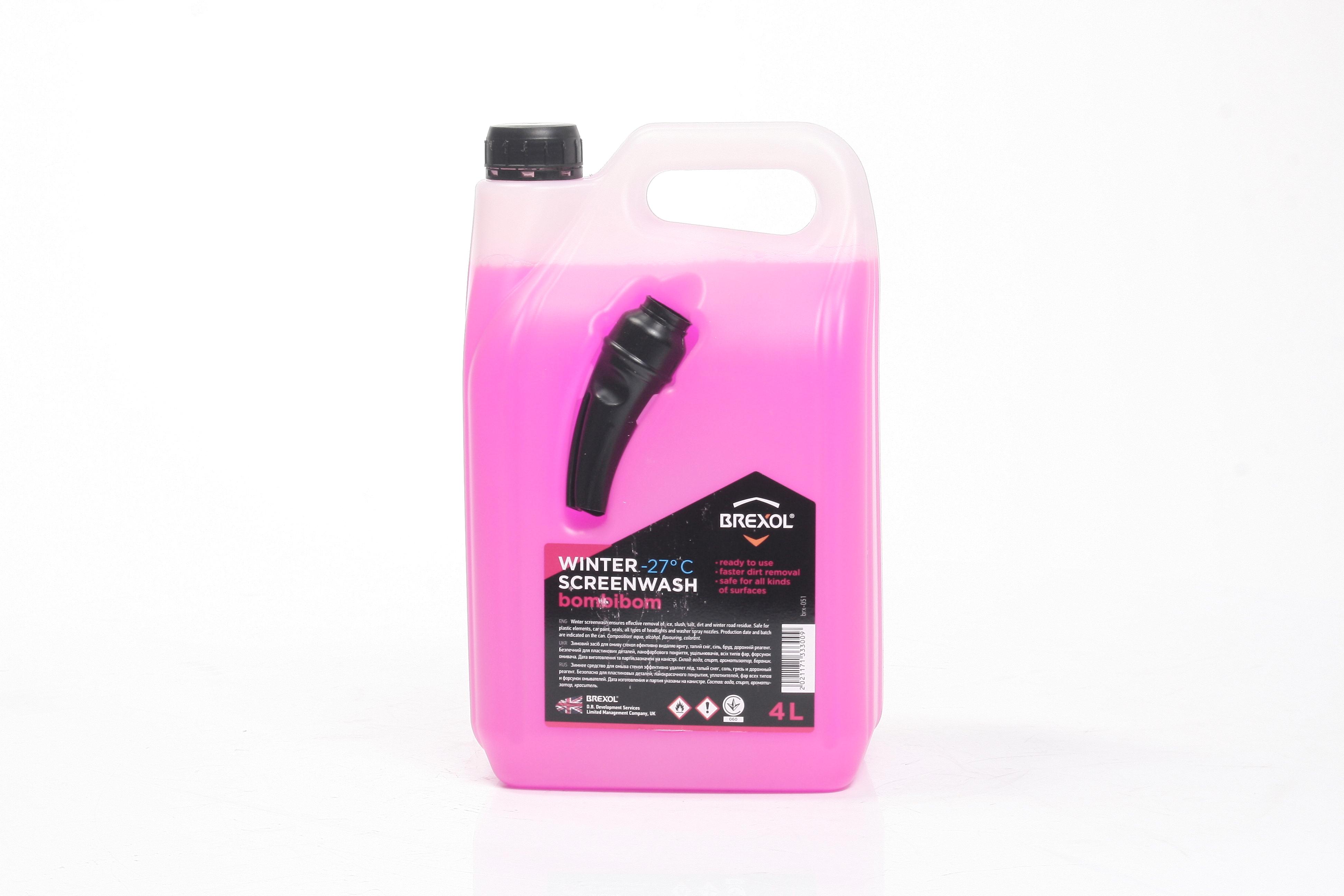 Омыватель зимний Brexol BomBiBom -27°С 4 л (BRX-051)