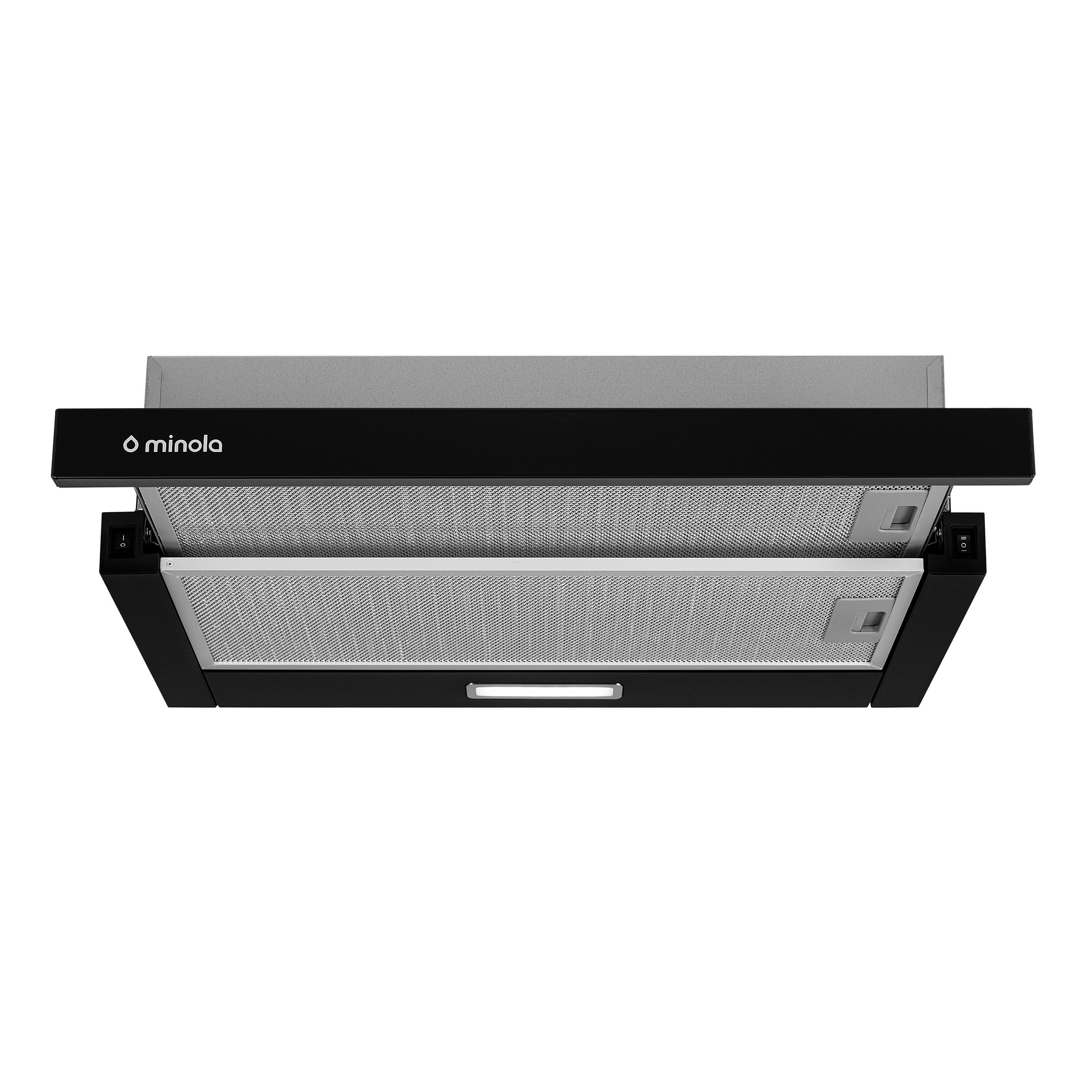 Вытяжка телескопическая Minola HTL 614 BL LED