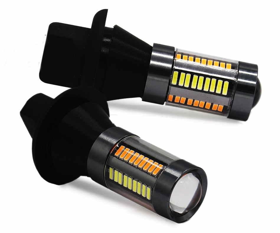 Автомобильная лампа GS 7440-4014-66SMD 9-16V White/Yellow (2413179662)