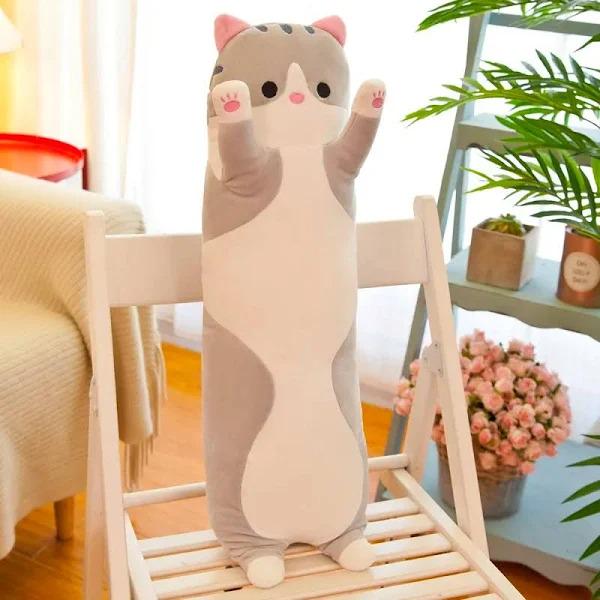 Мягкая игрушка Кот Батон 90 см Серый (MIKB-90) - фото 2